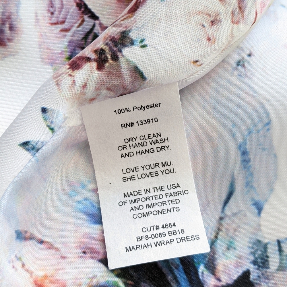 Show Me Your Mumu Mariah Floral Print Wrap Maxi Dress | Size S - Picture 11 of 15